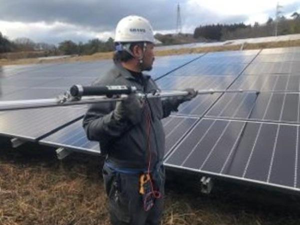 産業用太陽光発電所の保守メンテナンス職人の募集！